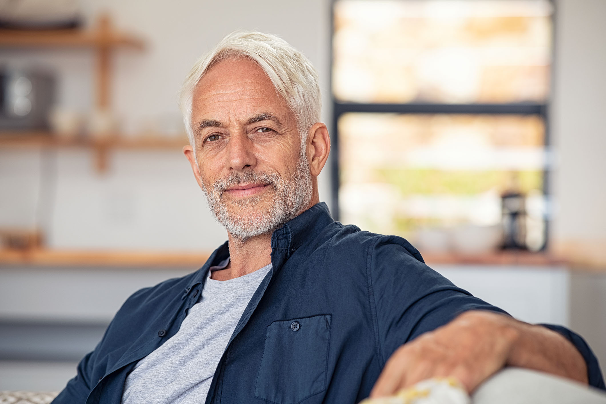 Old man with Parkinson's Disease