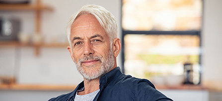 Old man with Parkinson's Disease